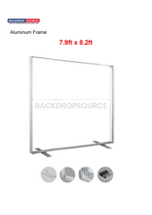 SEG Fabric Media Wall - 7.9ft W x 8.2ft H