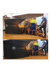 S Shape Wave Fabric Display Wall