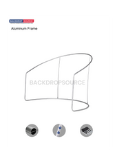 Semi-Circle Meeting Pod Fabric Display