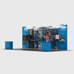 Portable Exhibit Display 20ft x 10ft - Model 2