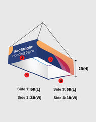 Sky Tube Rectangle Hanging Banner - Backdropsource