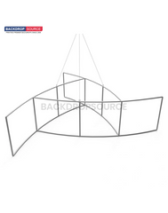 Sky Tube Pinwheel Triangle Hanging Banner