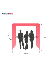 Square Shape Tension Fabric Display Arch