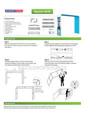 Square Shape Tension Fabric Display Arch
