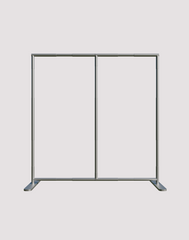 Portable Straight Media Wall – Square Corners
