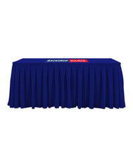 Custom Fitted Table Skirts with Top