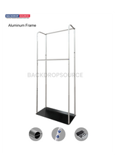 Tension Fabric Stand With Hanging Rail