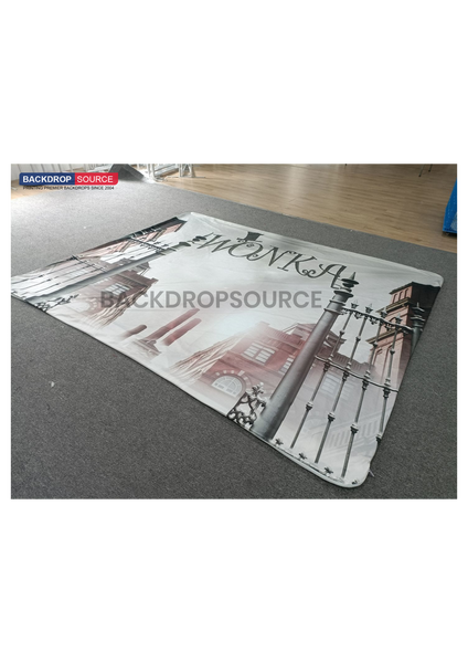 Modular U-Shape Fabric Display Stand