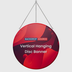 Vertical Hanging Disc Banner