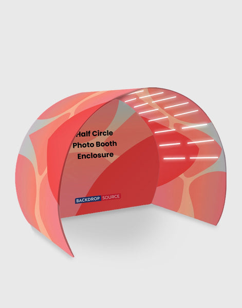Half Circle Photo Booth Enclosure