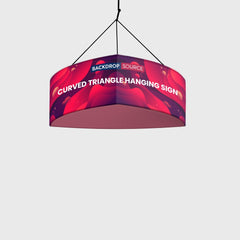 Curved Triangle Hanging Banner