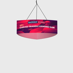 Curved Triangle Hanging Banner