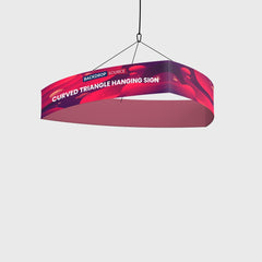 Curved Triangle Hanging Banner