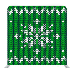 Winter Decor Green Media Wall - Backdropsource