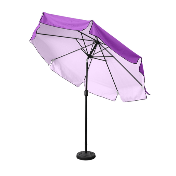 Tilting Patio Umbrellas With Valances (Iron Frame) – 8.8ft x 8.8ft