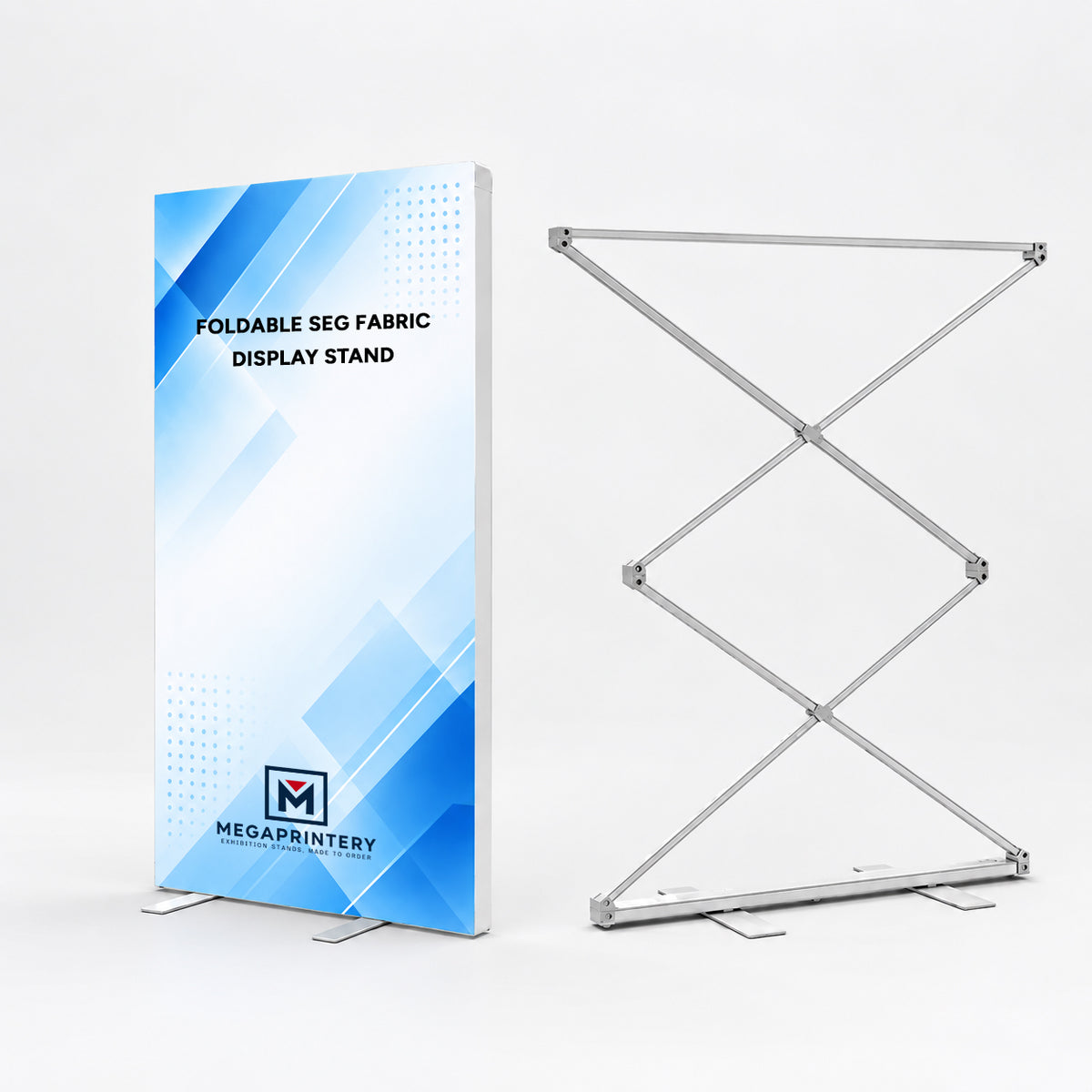 Foldable SEG Fabric Display Stand