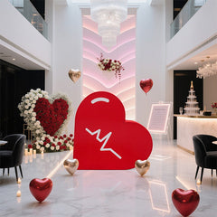3D Heart Shape Backdrop