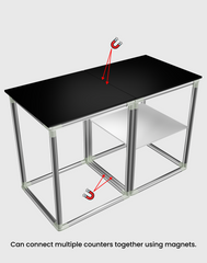 Magnetic Promotional Fabric Counter