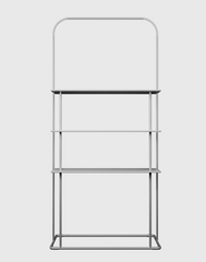 EZ Display Banner Stand with Shelves