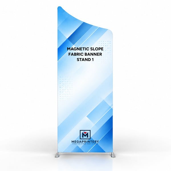 Magnetic Slope Fabric Banner Stand 1