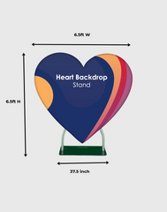 Heart Stand Backdrop