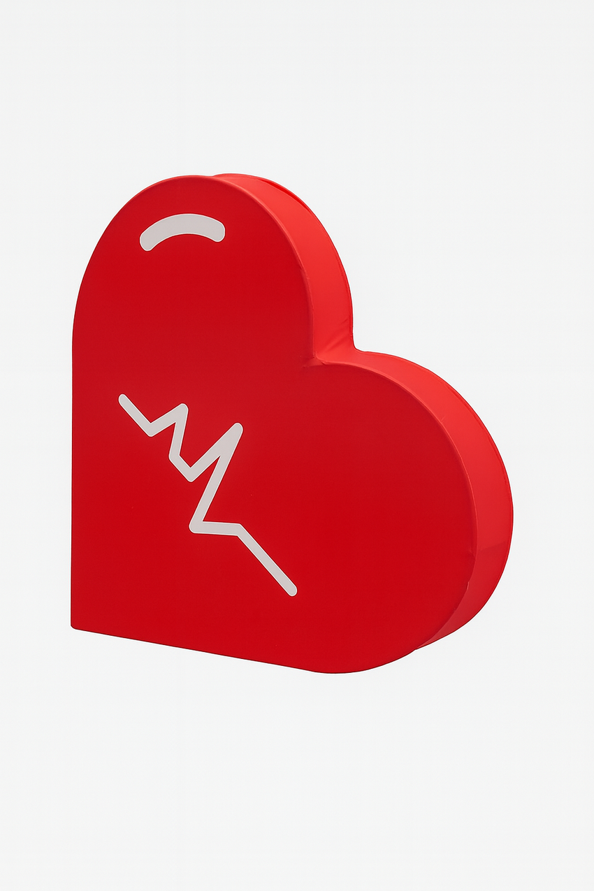 3D Heart Shape Backdrop