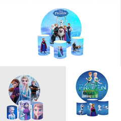 Pre Designed Round Backdrop Kits with Counter for Birthday Parties & Events - Backdropsource