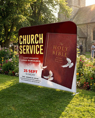 Professional Straight Fabric Media Wall