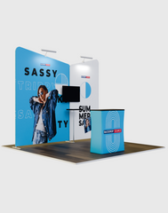 Portable Exhibit Display 10ft x 10ft - Model 4