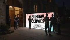 SEG Fabric LED Light Box Display - 20ft Wide