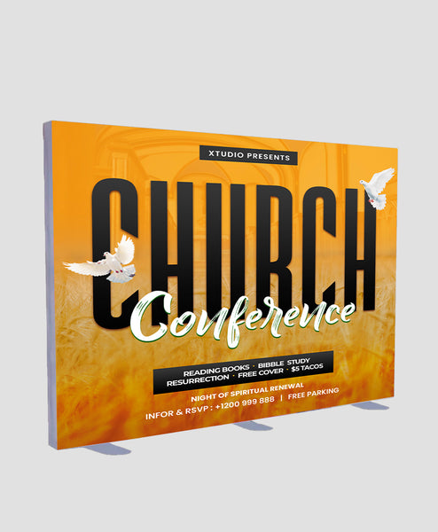 SEG Fabric LED Light Box Display - 9.8ft Wide