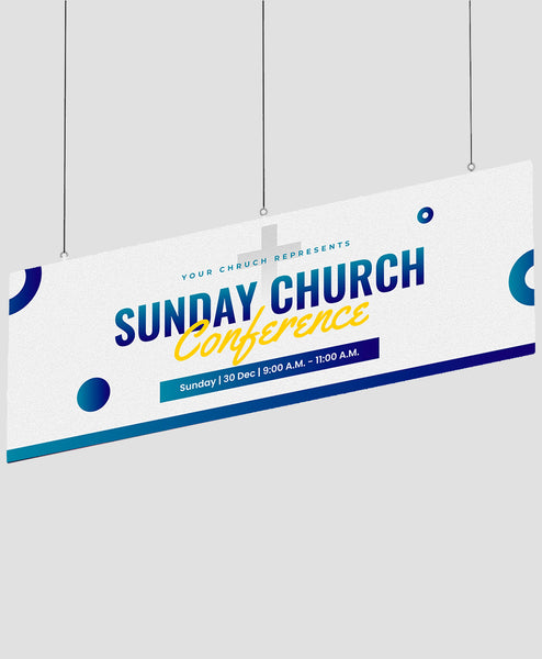 Sky Tube Flat Panel Hanging Banner