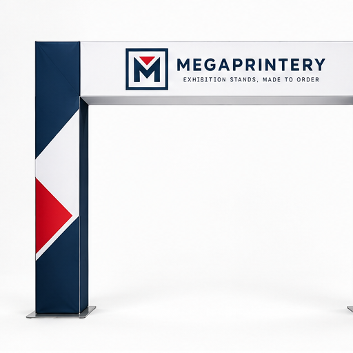 Square Arch Trade Show Booth - hero front