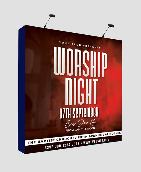 Straight Fabric Pop-Up Wall System