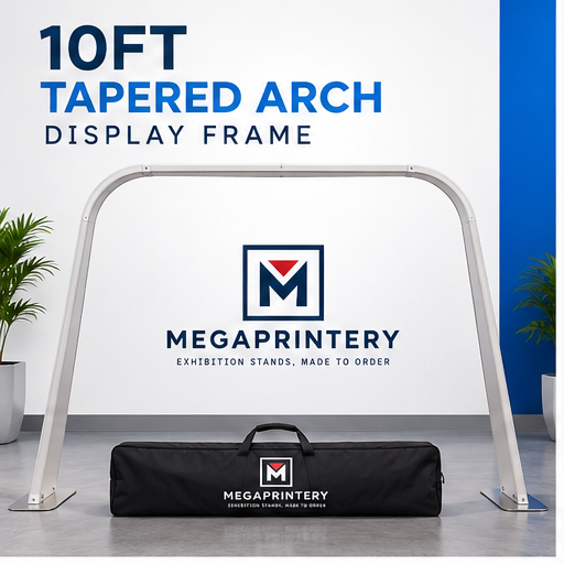 Tapered Arch Display Frame - hero front