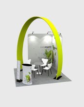 Load image into Gallery viewer, Modular Horseshoe Arch Exhibition Kit for 10ft Wide Booths
