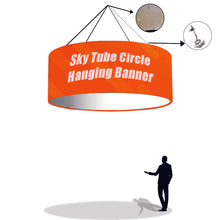 Load image into Gallery viewer, Sky Tube Circle Hanging Banner
