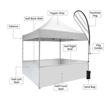 Load image into Gallery viewer, Heavy Duty Custom Canopy Tent (15ft x 10ft)

